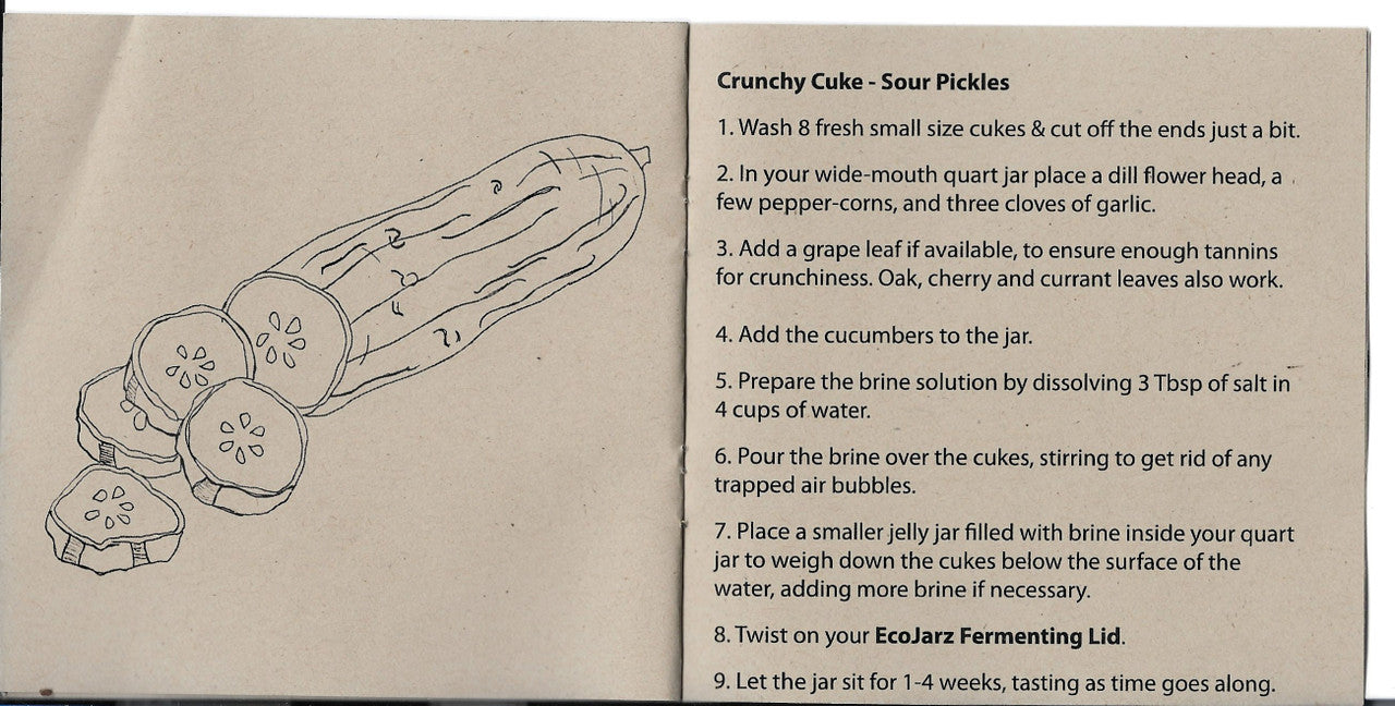 Crunchy Cuke -Sour Pickles Recipe