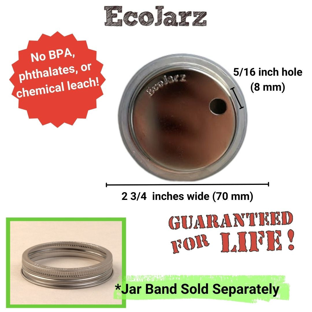 Limited Edition Lid Set for Regular Mouth Mason Jars Guaranteed for Life
