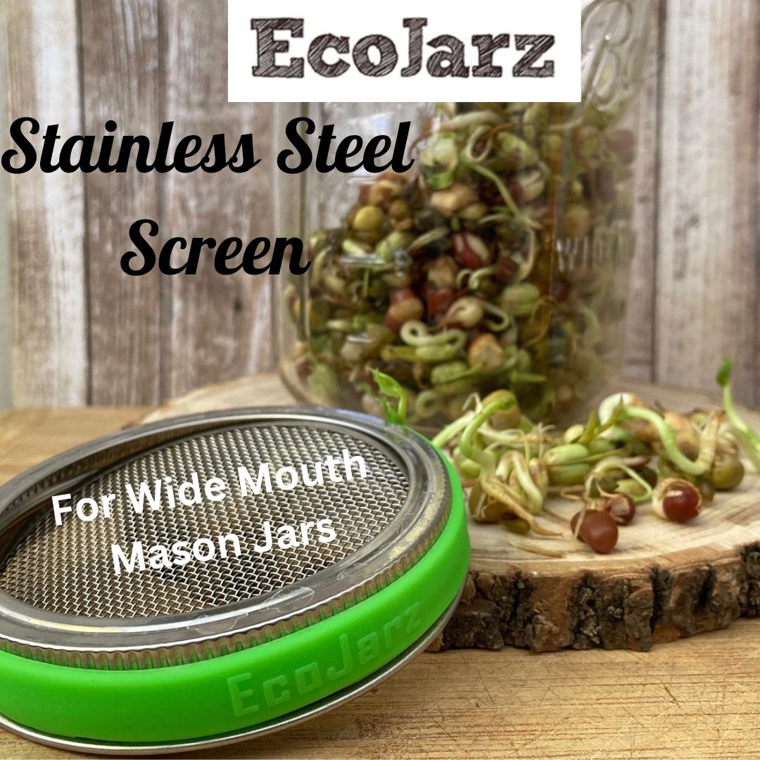 Stainless Steel Screen for Mason Jars - Wide Mouth