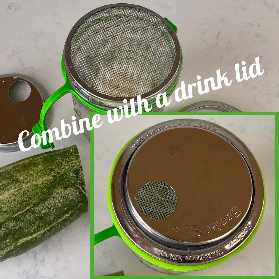 Stainless Steel Screen for Mason Jars - Wide Mouth