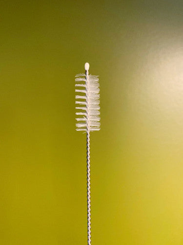 Straw Cleaner brush close up of nylon bristles