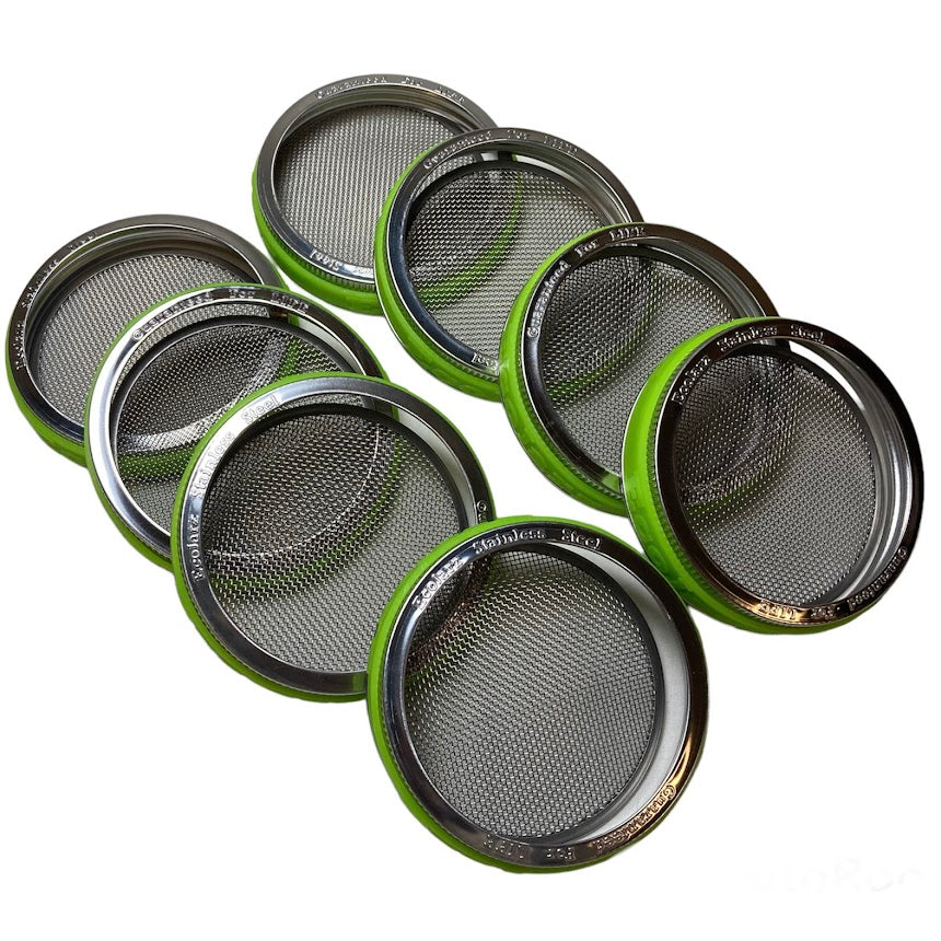 Stainless Steel Screen for Mason Jars - Regular Mouth