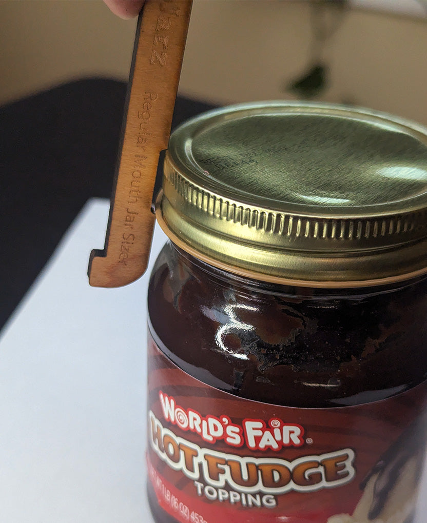 Regular mouth jar Sizer Keychain
