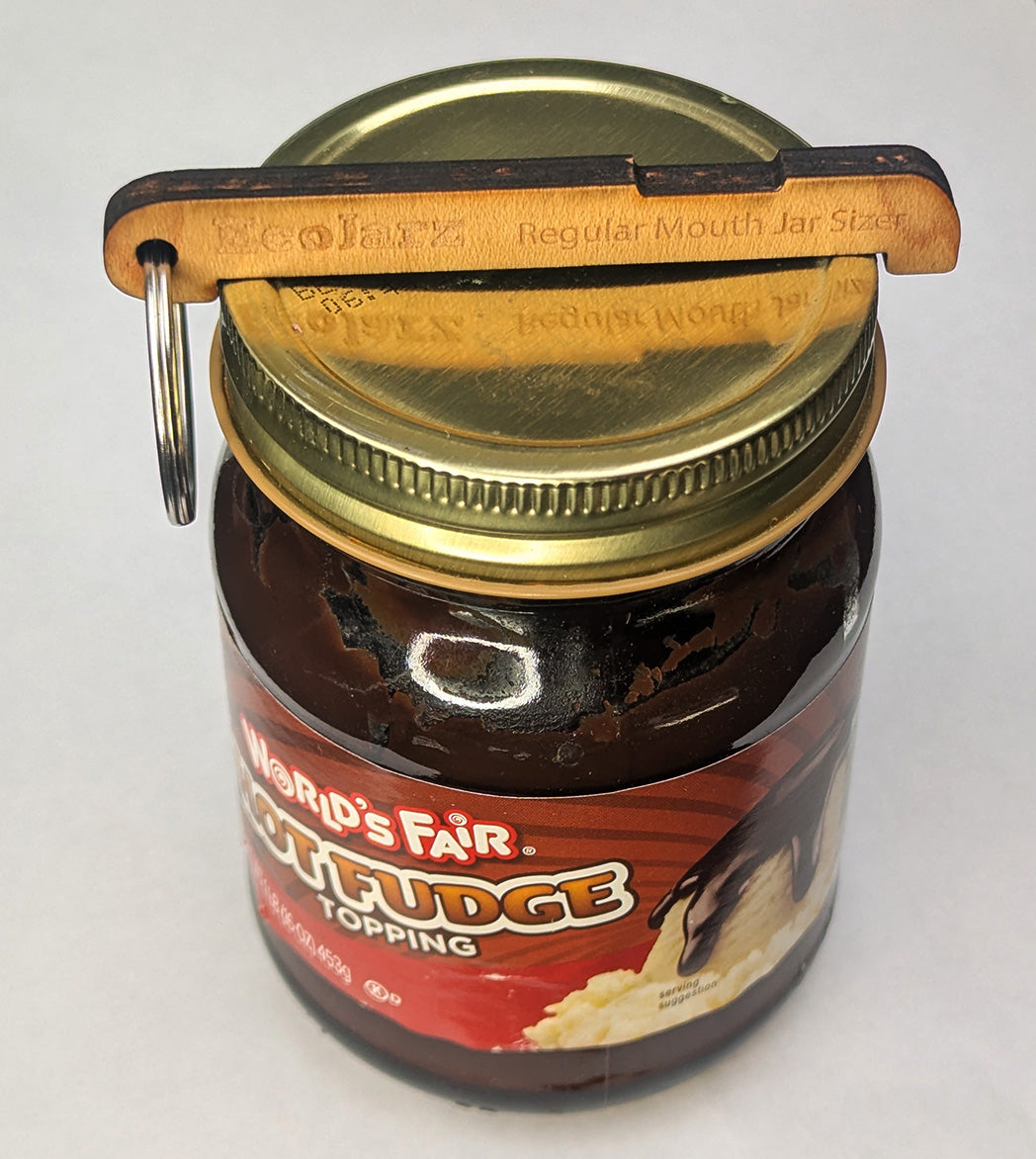 Regular mouth jar Sizer Keychain