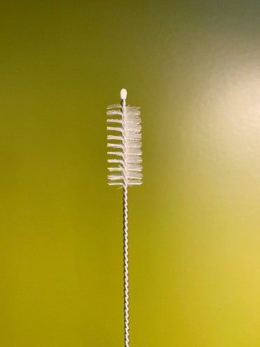 Straw Cleaner brush close up of nylon bristles 